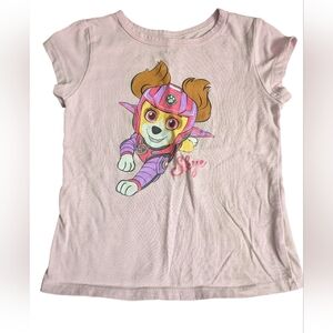 💟10/20$ Paw Patrol Skye Pink Short Sleeve Graphic Tee